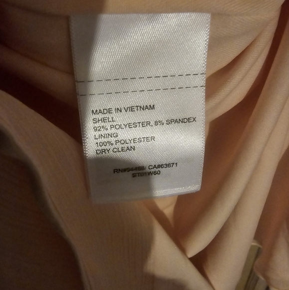 Sage Collective Ruffled Sleeve V-Neck Formal Dress. Size 14. Soft Pink - Picture 3 of 15